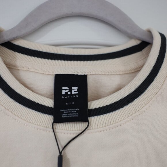 Women's P.E. Nation Edition Sweat Whisper White Sweater - Picture 4 of 5